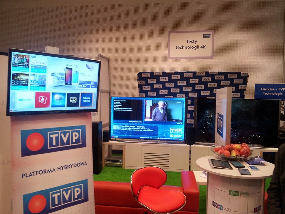 Stoisko TVP z Platformą hybrydową na konferencji PIKE w Toruniu 2015